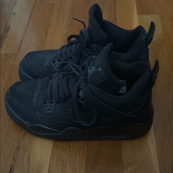 Shoes Big Kids Nike Jordan 4 Black Cats Reps Size 7 Poshmark